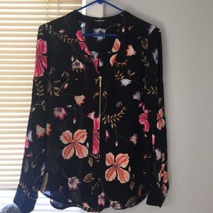 Express floral portofino shirt